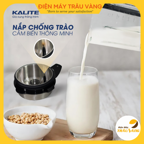 Máy xay sữa hạt, máy nấu sữa hạt Kalite KL950, công suất 2700W, dung tích 1.75L