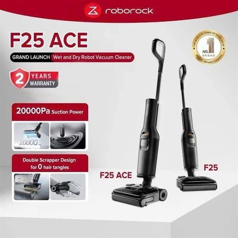 Máy lau nhà khô và ướt Roborock F25 ACE, bảo hành 24 tháng