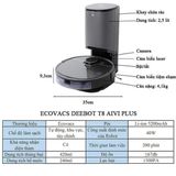 Robot hút bụi Ecovacs T8aivi Plus