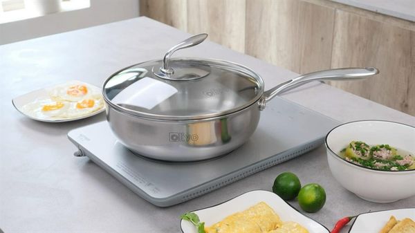 Chảo sâu lòng inox Olivo Steve 2685 size 26cm
