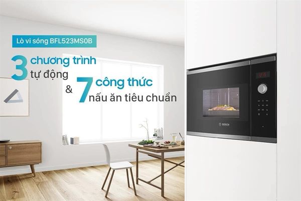 Lò vi sóng Bosch BFL523MS0B, serie 4