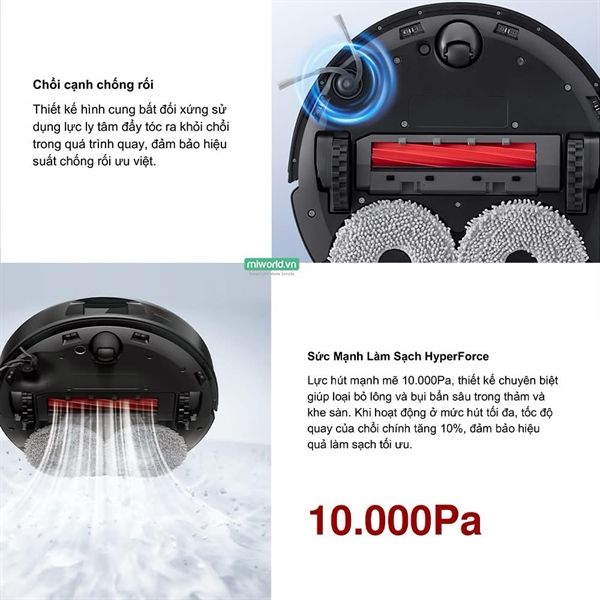 Robot lau nhà Roborock QR798, bảo hành 24 tháng