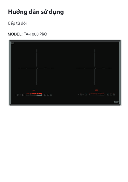 Bếp từ 2 vùng Lorca TA-1008 PRO