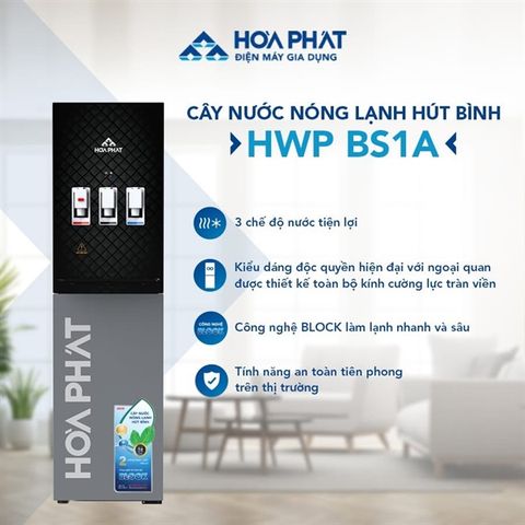 Cây nước nóng lạnh hút bình Hoà Phát HWP BS1A