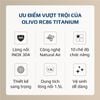 Nồi cơm Olivo RC-86 Titanium, lòng inox 304 an toàn, bảo hành 24 tháng