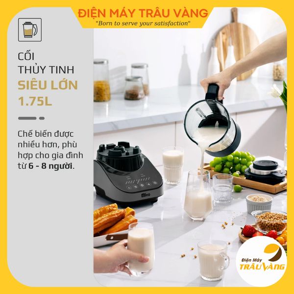 Máy xay sữa hạt, máy nấu sữa hạt Olivo CB20, công suất 2000W, dung tích 1.75L, bảo hành 24 tháng