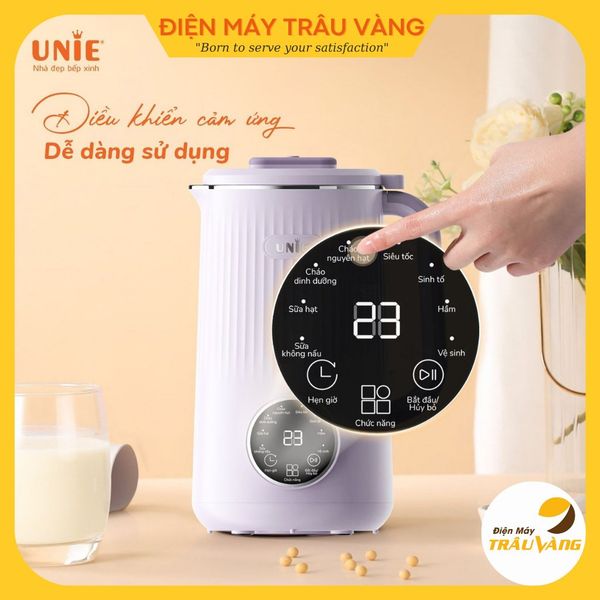 Máy Làm Sữa Hạt, Máy Nấu Sữa Hạt mini Unie UMB10 dung tích 1000ml  800W