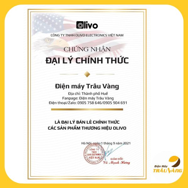 Máy xay sữa hạt, máy nấu sữa hạt Olivo CB20, công suất 2000W, dung tích 1.75L, bảo hành 24 tháng