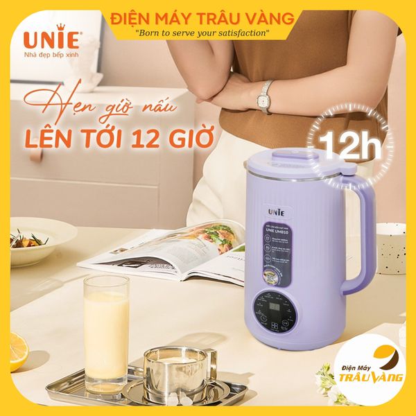 Máy Làm Sữa Hạt, Máy Nấu Sữa Hạt mini Unie UMB10 dung tích 1000ml  800W