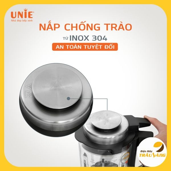Máy xay sữa hạt, máy nấu sữa hạt Unie V8s, công suất 1800W, dung tích 1.75L, bảo hành 24 tháng