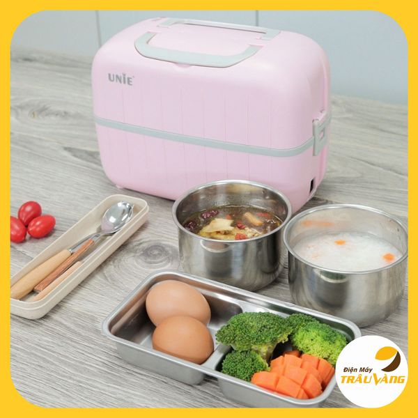 Hộp cơm điện , cặp lồng giữ nhiệt, hộp cơm văn phòng Unie UV-P1, dung tích 1.5L