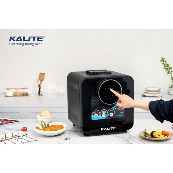 Nồi chiên hơi nước KALITE STEAM STAR dung tích 15L chiên hấp không dầu đa năng