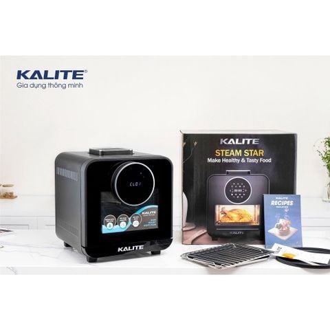 Nồi chiên hơi nước KALITE STEAM STAR dung tích 15L chiên hấp không dầu đa năng