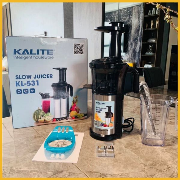 Máy ép chậm, máy ép trái cây chậm Kalite KL531 công suất 200w