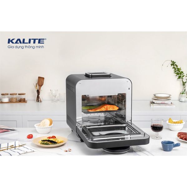 Nồi chiên hơi nước KALITE STEAM STAR dung tích 15L chiên hấp không dầu đa năng