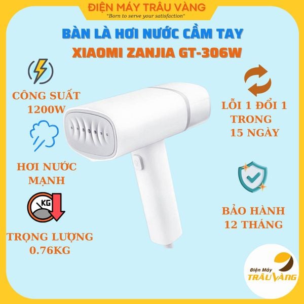 Bàn là mini cầm tay, bàn ủi mini du lịch Xiaomi GT-306W  ủi hơi nước là phẳng các loại vải