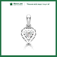 Mặt dây chuyền  bạc Thụy Sĩ đính full đá Moissanite tim 5.0ly _PH000946_ROWLER