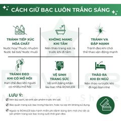 Bông tai bạc đính Moissanite & Ngọc trai ROWLER EH000881
