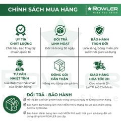 Bông tai bạc nữ Thụy Sĩ 3 chấu đế hoa đá Moissanite 5.0 ly ROWLER EH000958
