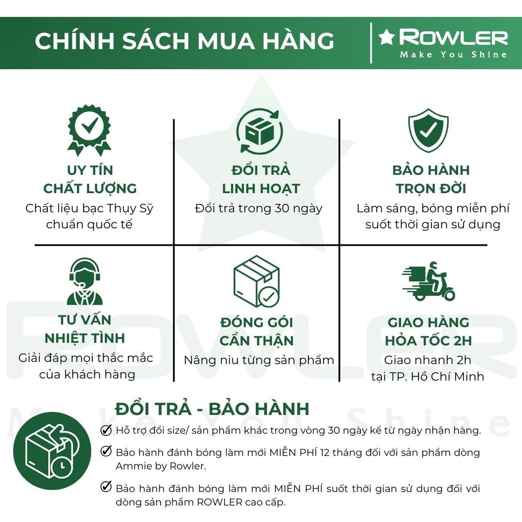 Bông tai bạc họa tiết hình ổ khóa đính đá Moissanite ROWLER EH000877