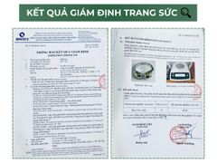 Bông tai bạc nữ đính đá Moissanite vuông cushion cut 6.5ly ROWLER EH000947