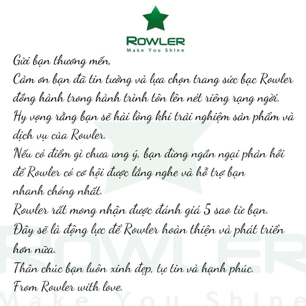 Lắc tay nữ bạc Thụy Sĩ họa tiết hoa Lilac đính đá Moissanite ROWLER BH000916