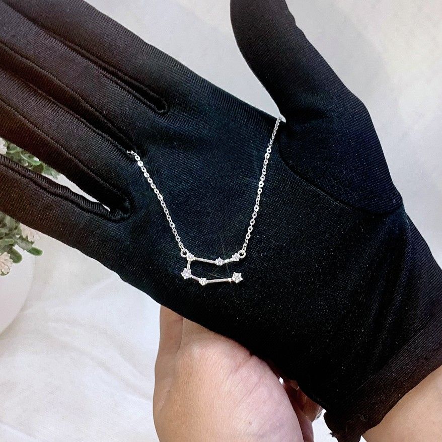 Dây cổ bạc Thụy Sĩ cung Song Tử Gemini ROWLER NH000656