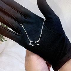 Dây cổ bạc Thụy Sĩ cung Song Tử Gemini ROWLER NH000656