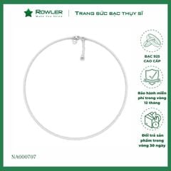 Dây chuyền nữ bạc 925 dây mì tròn mềm mịn ROWLER NA000707