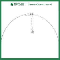 Dây chuyền nữ bạc 925 bi khắc nhỏ ROWLER NH000445