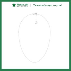 Dây chuyền nữ bạc 925 bi khắc nhỏ ROWLER NH000445