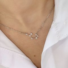 Dây cổ bạc Thụy Sĩ cung Nhân Mã Sagittarius ROWLER NH000662