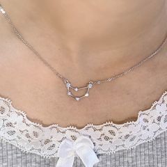 Dây cổ bạc Thụy Sĩ cung Ma Kết Capricorn ROWLER NH000663