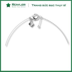 Dây cổ nữ bạc Thụy Sĩ ngôi sao ROWLER đính ngọc trai và đá Moissanite ROWLER NH000908