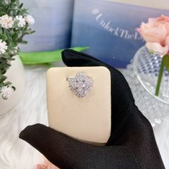 Mặt dây chuyền nữ bạc Thụy Sĩ Look Like Big đính đá Moissanite ROWLER PH000924