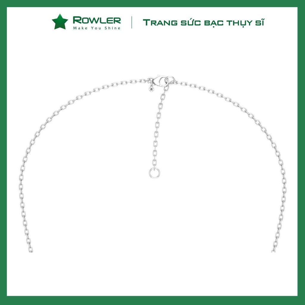 Dây cổ bạc cung Kim Ngưu Taurus ROWLER NA000655
