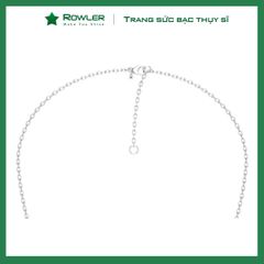 Dây cổ bạc cung Kim Ngưu Taurus ROWLER NA000655