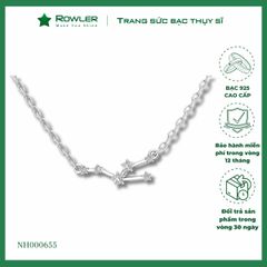 Dây cổ bạc cung Kim Ngưu Taurus ROWLER NA000655