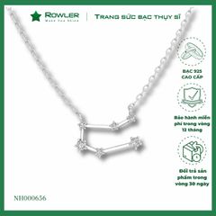 Dây cổ bạc Thụy Sĩ cung Song Tử Gemini ROWLER NH000656