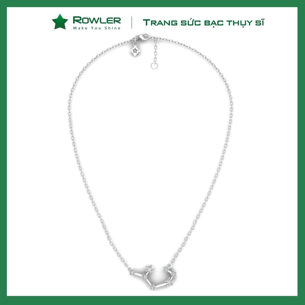 Dây cổ bạc Thụy Sĩ cung Nhân Mã Sagittarius ROWLER NH000662
