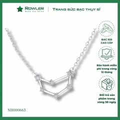 Dây cổ bạc Thụy Sĩ cung Ma Kết Capricorn ROWLER NH000663