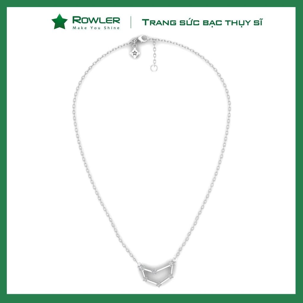 Dây cổ bạc Thụy Sĩ cung Ma Kết Capricorn ROWLER NH000663