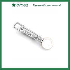 Mặt dây chuyền nữ bạc Thụy Sĩ đính Ngọc trai 8.0ly ROWLER PH000914