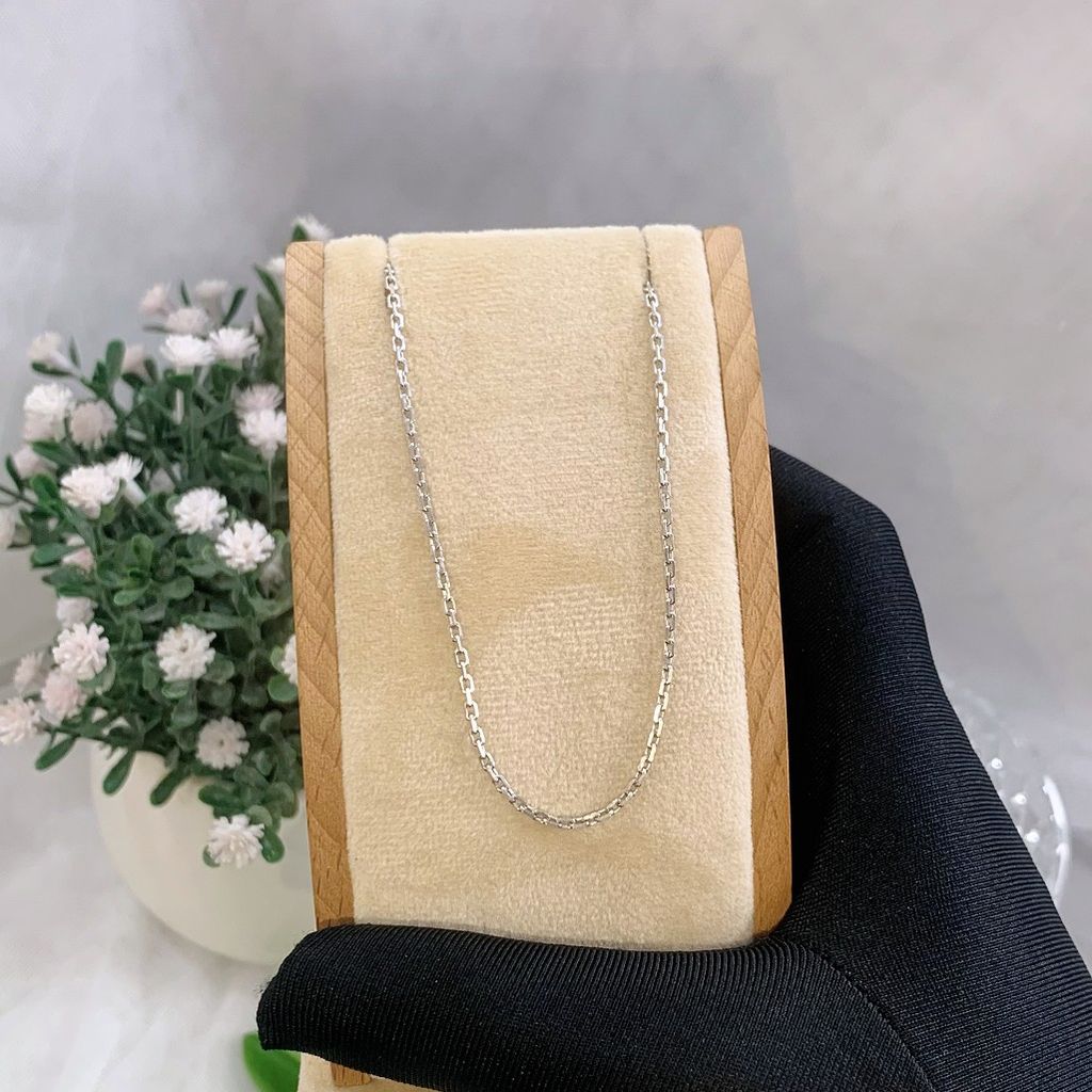 Dây chuyền nữ bạc 925 mắc xích tròn nhỏ ROWLER NA000703