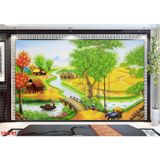  Tranh Dán Tường  Đồng Quê 3D 5D 8D  - ĐQ10 