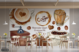  Tranh Dán Tường Coffee 3D 5D 8D - CF2303B 