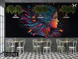  Tranh Dán Tường Cô Gái 3D 5D 8D - CG2103 