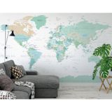  Tranh Dán Tường Bản Đồ  3D 5D 8D- BD12 