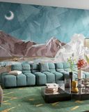  Tranh Dán Tường Núi 3D 5D 8D 