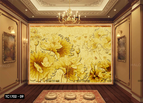  Tranh Dán Tường Trúc Chỉ 3D 5D 8D - TC1702 - 09 